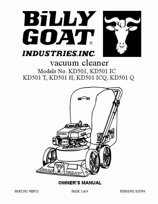 Billy Goat Vacuum Cleaner KD501 ICQ-page_pdf